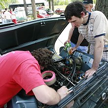 Okupljanje u Novom Sadu, 17.05.2009. by Renault 4 in 2009.